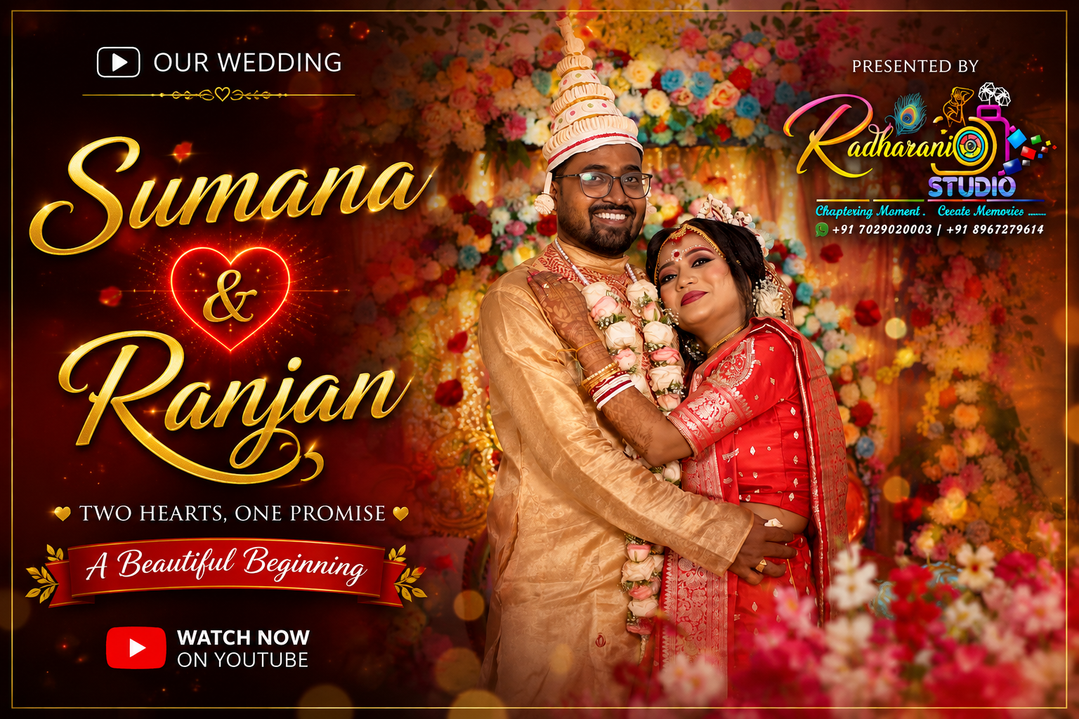 Sumana & Ranjan // Full Cinematic Video // Radharani Studio & Art's