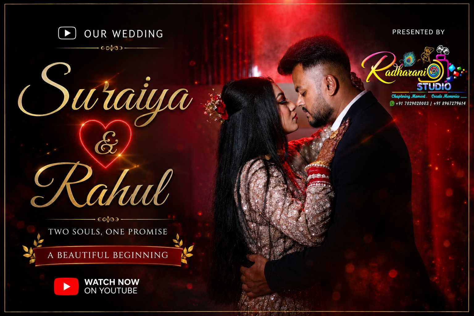 \\ Suraiya & Rahul  \\ full Cinematic wedding Video // Radharani Studio & Art's //